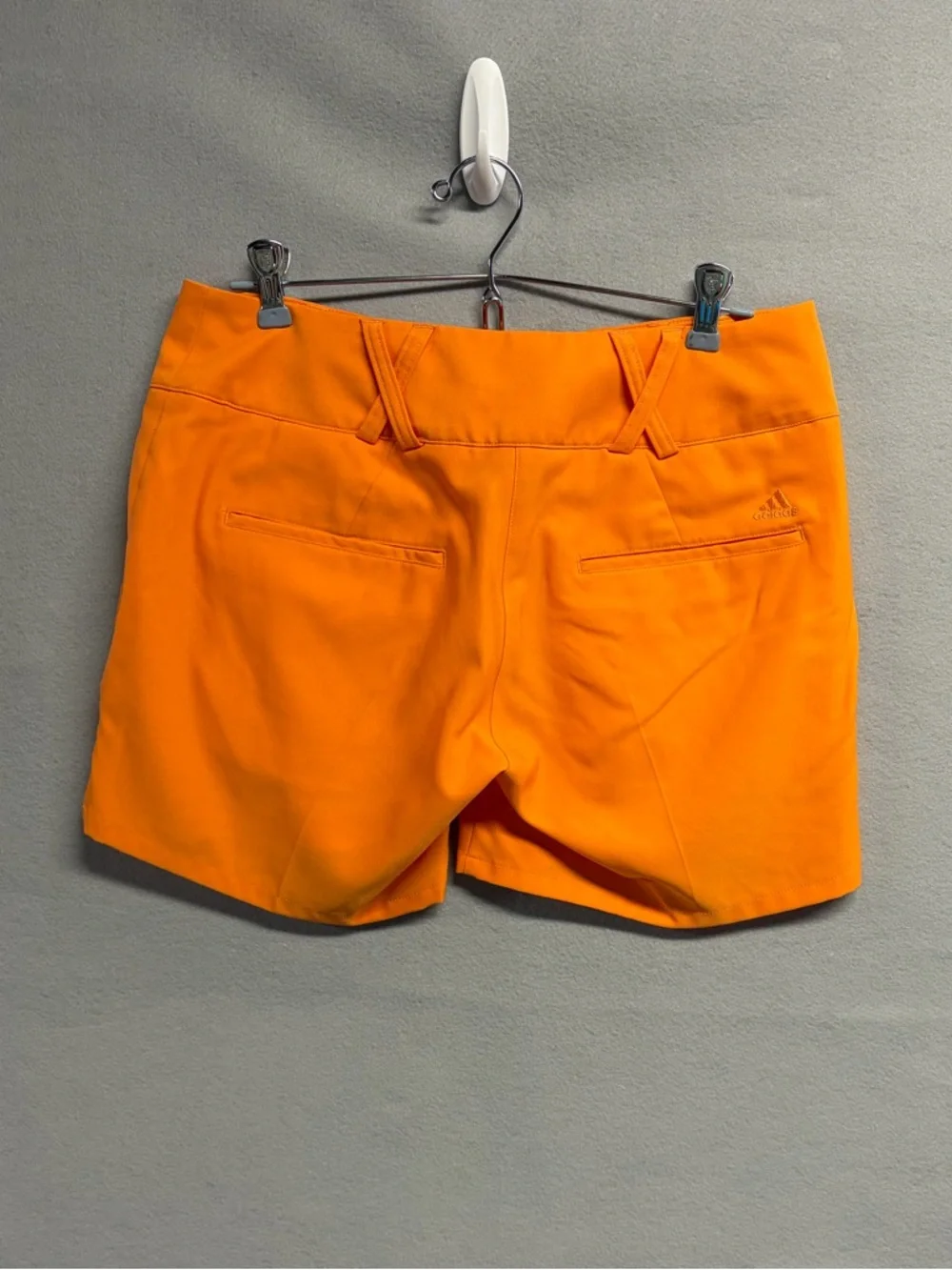adidas Bright Orange Women’s Climalite 5” Golf Shorts size 4 - Picture 2 of 5